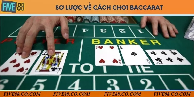 Cách chơi baccarat đơn giản, mỗi lá bài có số điểm tương ứng với giá trị trên quân bài