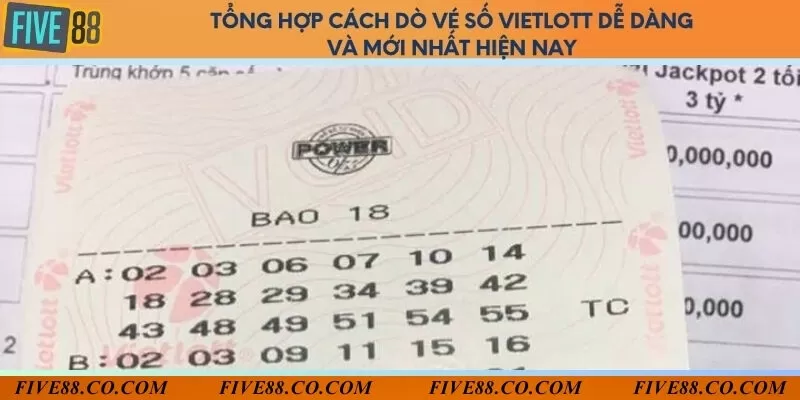 Tổng hợp cách dò vé số Vietlott dễ dàng và mới nhất hiện nay