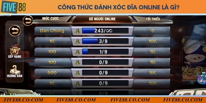 Công thức đánh xóc đĩa online được dựa trên kinh nghiệm từ các cao thủ chơi lâu năm