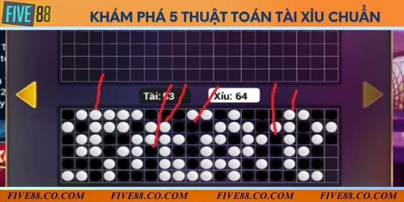 Có nhiều thuật toán tài xỉu khác nhau mang đến chiến thắng